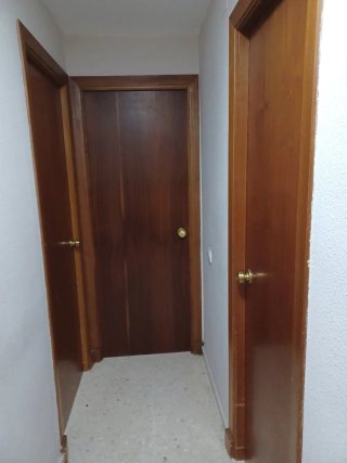 7 Puertas de madera con 1 de cristal y 6 opacas
