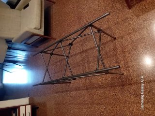 Mesa plegable camping 1.20m metal