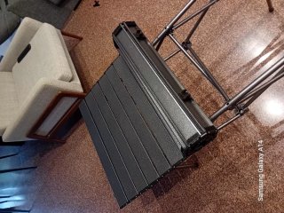 Mesa plegable camping 1.20m metal