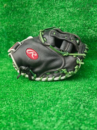 Guante Rawlings Negro y Verde