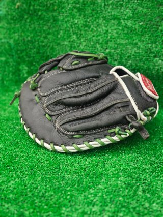 Guante Rawlings Negro y Verde