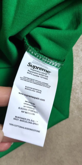 Camiseta Supreme Verde Nueva