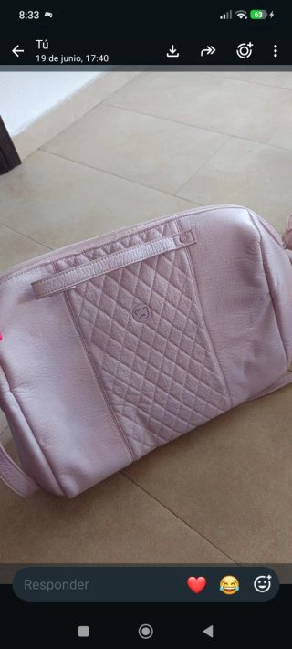 Bolso maternal Pasito a Pasito floral