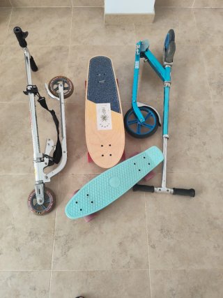 Patinetes y monopatines varios