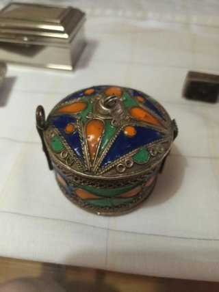 Lote 5 Scatole Decorative Metalliche
