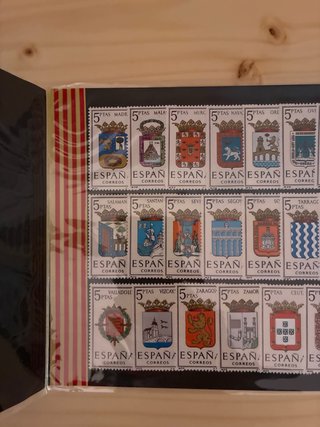 Sellos España Escudos Serie Completa 5 Ptas
