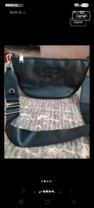 Bolso negro media luna