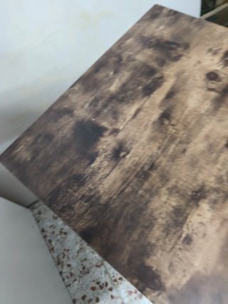 Escritorio madera y metal
