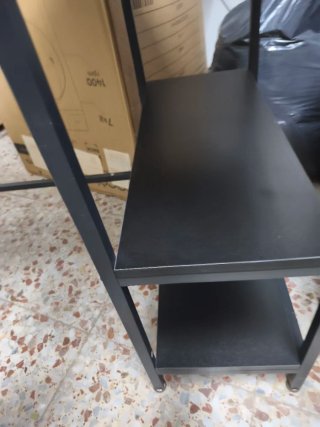 Escritorio madera y metal