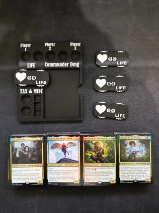 4 Mazos Commander Lote Cartas Magic The Gathering