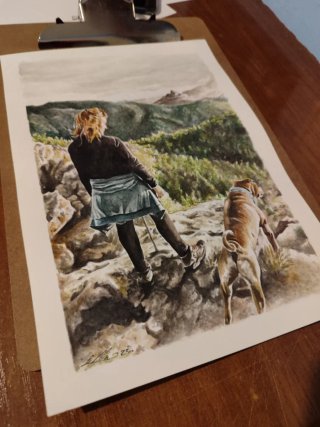 Retrato e ilustración por encargo