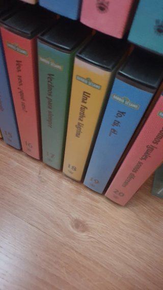 Colección de cintas vhs de Barrio Sesamo
