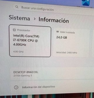 Torre Gaming i7 24GB RAM Gráfica 8GB