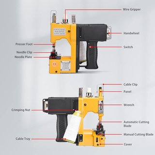 Máquina de coser eléctrica de GK9-520 para sacos