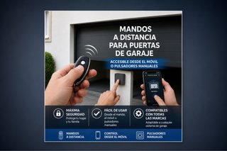 Mando a distancia para puertas de garaje