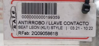 ANTIRROBO / LLAVE CONTACTO SEAT LEON (KL1) STYLE