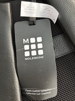 Mochila Moleskine Piel Negra