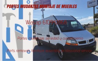 Portes mudanzas montaje de muebles manitas