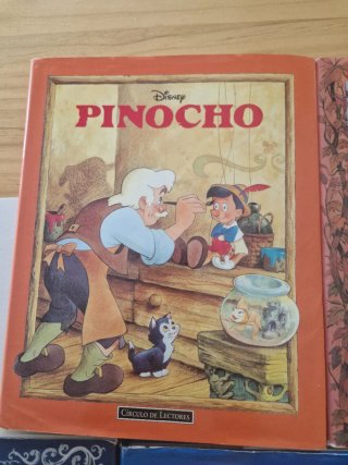 Lote 5 libros Disney clásicos Círculo de lectores