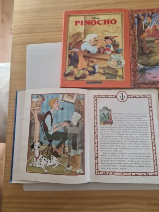 Lote 5 libros Disney clásicos Círculo de lectores