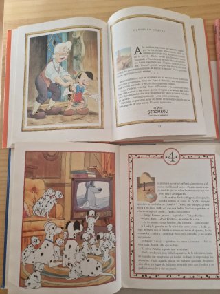 Lote 5 libros Disney clásicos Círculo de lectores