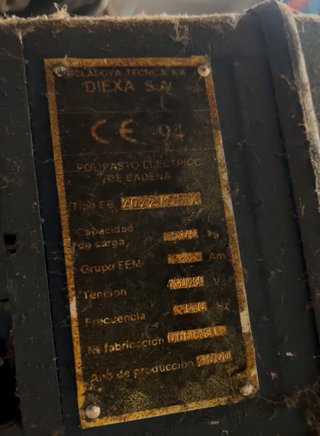Bandera giratoria Pimeg 4 500kg 4m