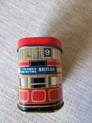 Scatola di latta vintage Colmans Mustard