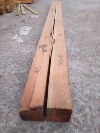 Listones, vigas de madera
