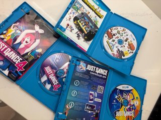 Lote 3 Giochi Wii U: Nintendo Land, Just Dance x2