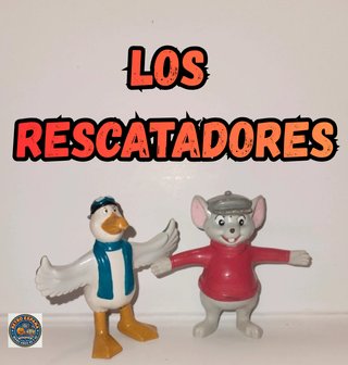 Figuras Bernardo y Wilbur Los Rescatadores