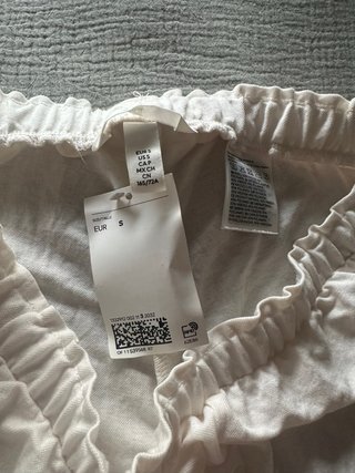 Pantalón premamá blanco talla única