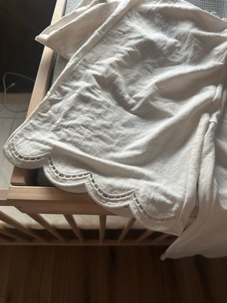 Pantalón premamá blanco talla única