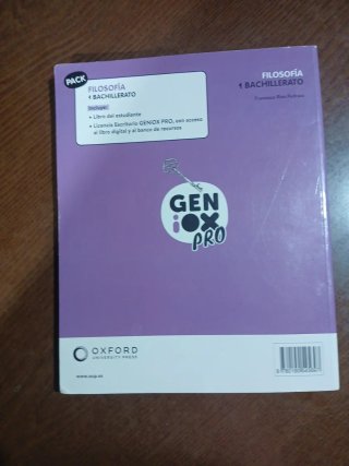 Filosofía 1º Bachillerato. Libro del estudiante...