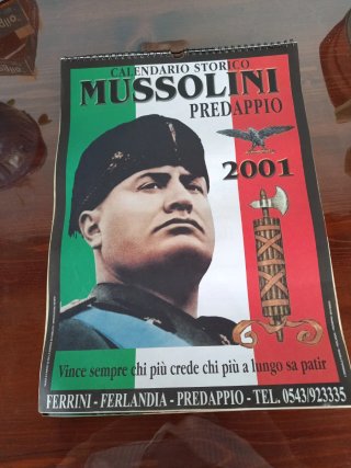 Calendario Storico Mussolini Predappio 2001
