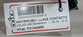ANTIRROBO / LLAVE CONTACTO VOLVO V40 Momentum