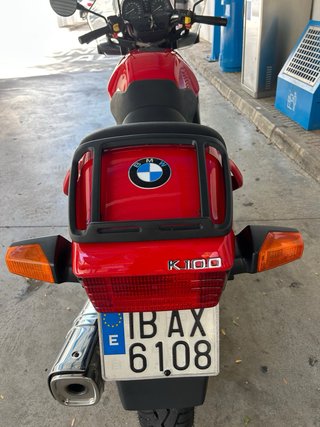 BMW K100 Roja y Negra