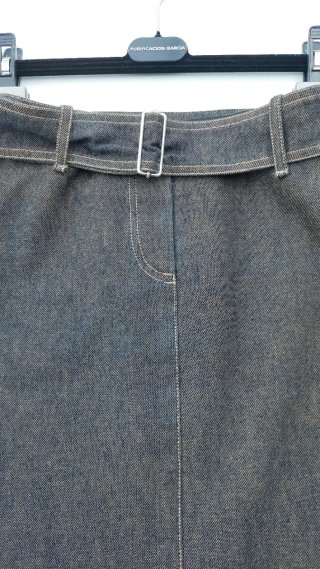 Falda denim marrón Antonio Pernas