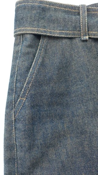 Falda denim marrón Antonio Pernas