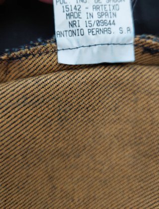 Falda denim marrón Antonio Pernas