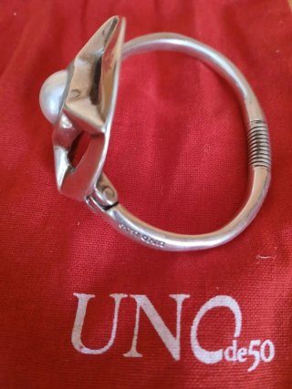 PULSERA RIGIGA CON PERLA DE UNO DE 50.