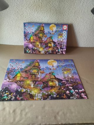 Lote 3 Puzzles Educa 500 Piezas Fantasía