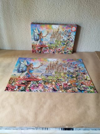 Lote 3 Puzzles Educa 500 Piezas Fantasía