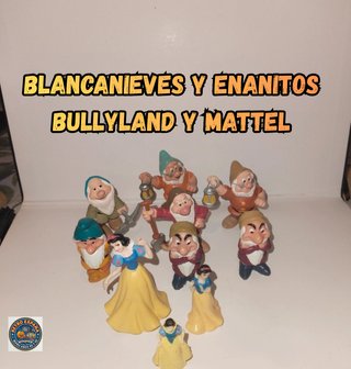 Blancanieves y 7 Enanitos Bullyland y Mattel