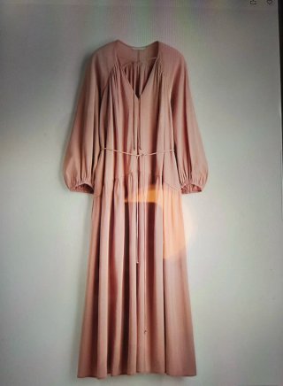 Vestido Túnica H&M Rosa Empolvado Talla XXL NUEVO