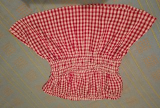 Top Hombros Descubiertos Rojo y Blanco