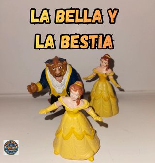 Figuras La Bella y la Bestia Bullyland