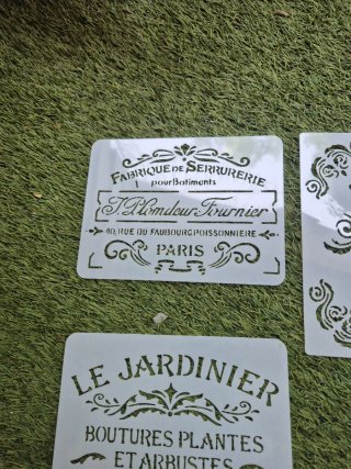 Plantillas Vintage para Manualidades (4 uds)