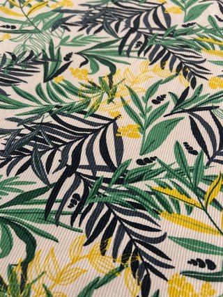 Vestido estampado tropical Easy Wear Talla S