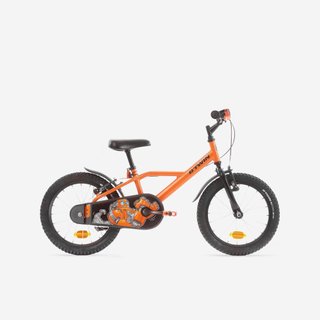 Bicicleta niños 16 pulgadas Btwin 500 Robot naranja 4,5-6