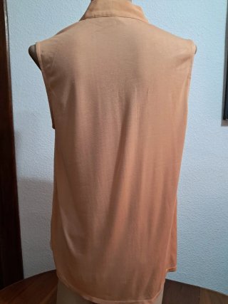 Blusa Naranja sin Mangas Talla Única